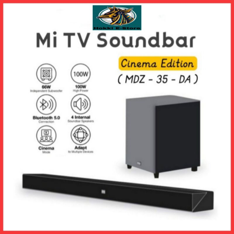Mi TV Soundbar 2.1 Wireless Home Theater Subwoofer 100W Soundbar Xiaomi