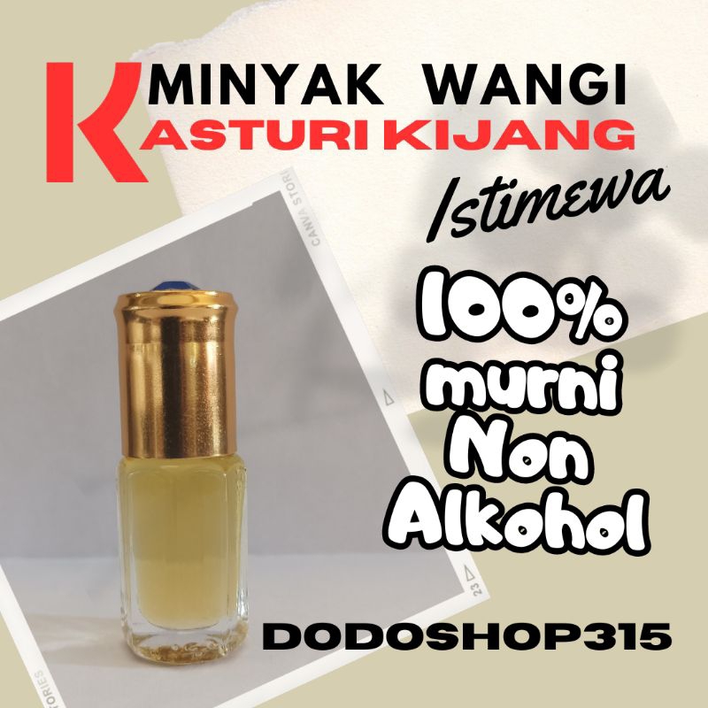 Bibit Minyak Wangi kasturi kijang 12ml / Kasturi Kijang / Kasturi Kijang Istimewa