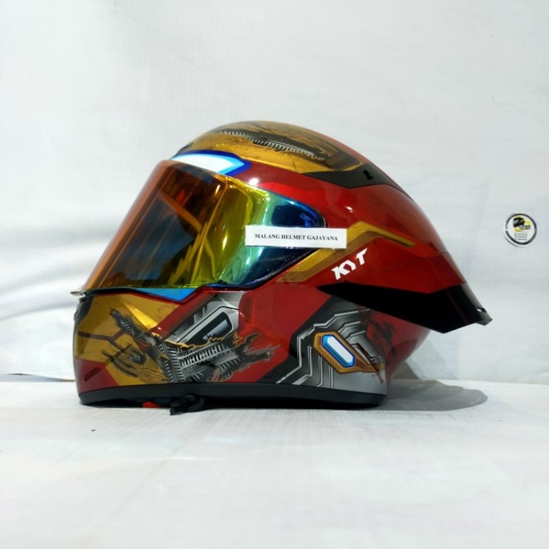 Helm Kyt Ttcourse Marvel Iron Man- Paket Ganteng