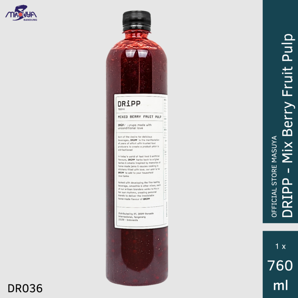 

DRiPP Mix Berry Fruit Pulp 760 ml