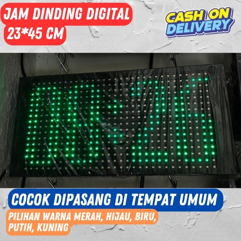 Jam Dinding Digital Jumbo