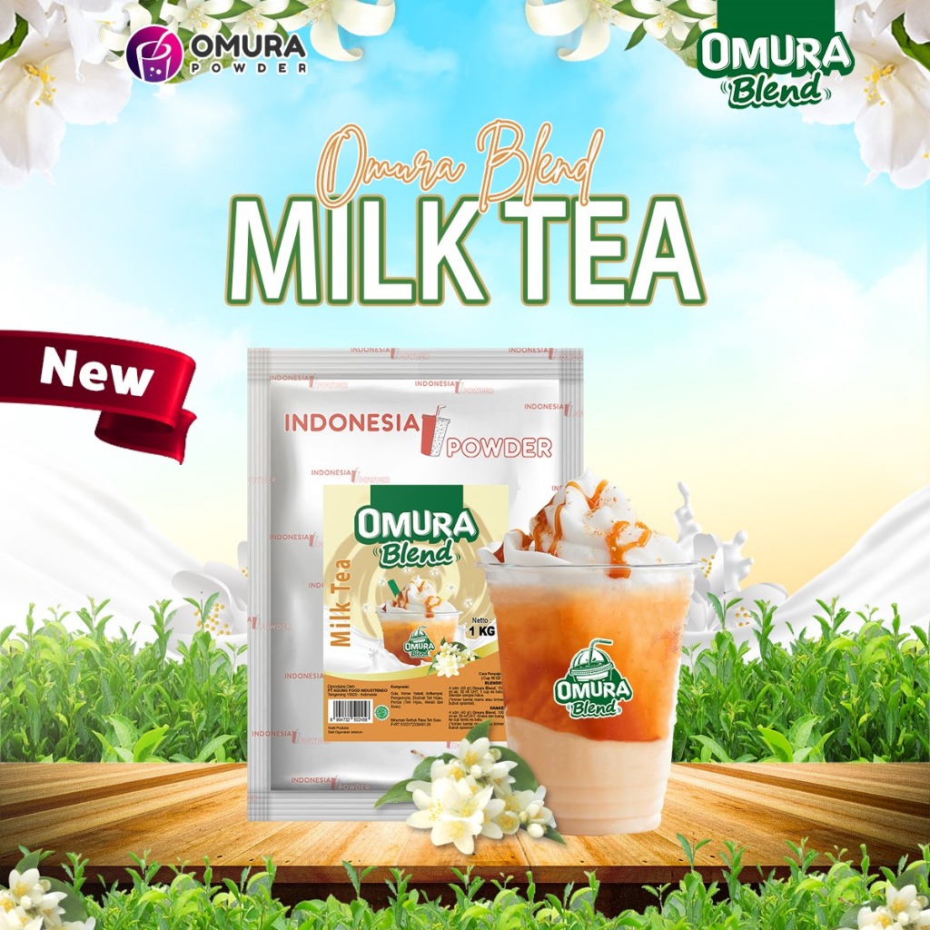 

BLEND Bubuk Minuman Premium Rasa Milk Tea Mix Gula 1 Kg & 500 Gram Indonesia Powder