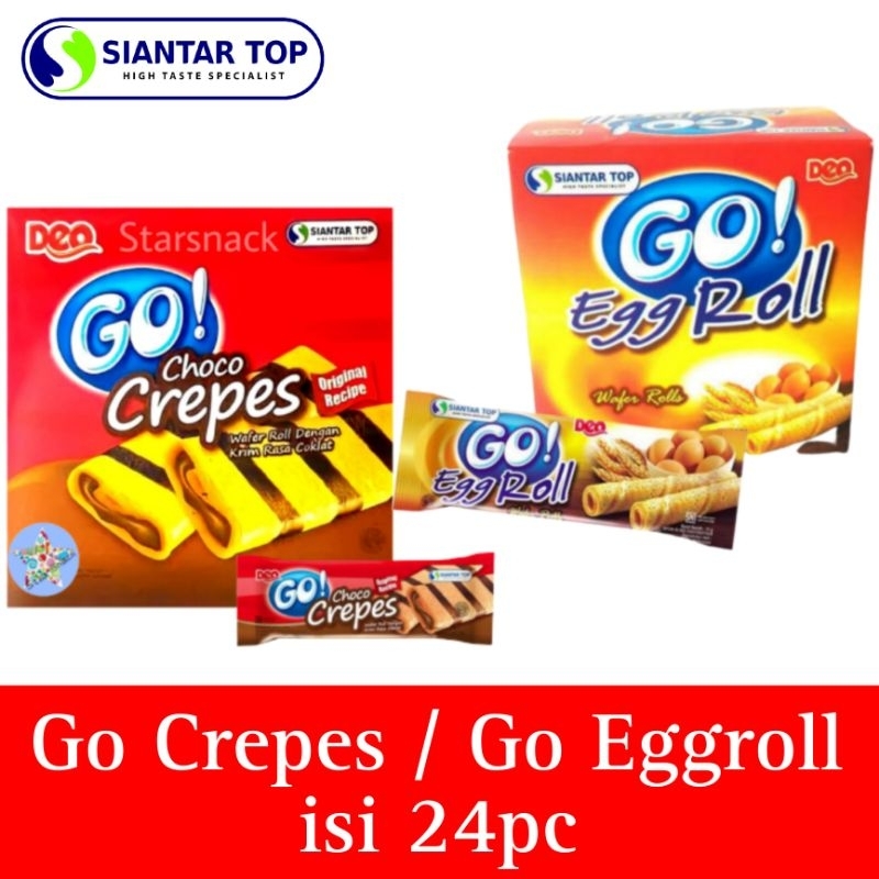 

STT Deo Go Eggroll/Go Choco Crepes isi 24 pc/kotak