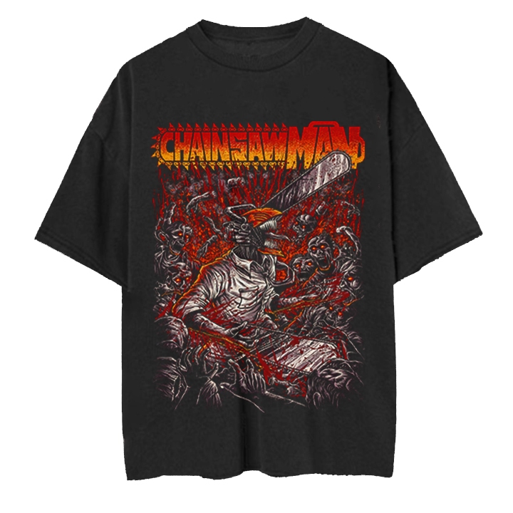 Kaos Chainsawman Denji Premium Bootleg Shirt