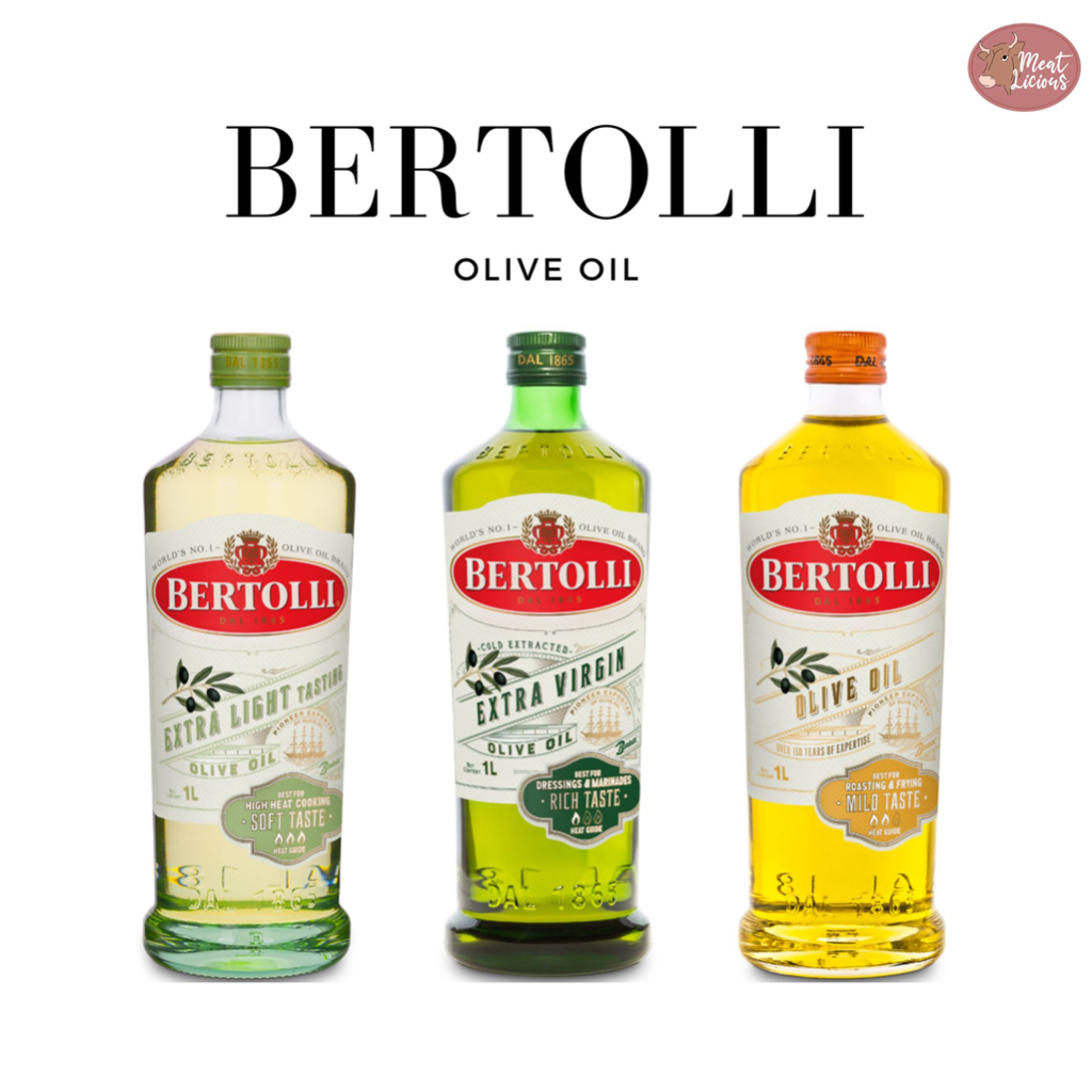 

Bertolli Olive Oil Classico, Extra Light, Extra Virgin 250ml Kecil Praktis (Minyak Zaitun)