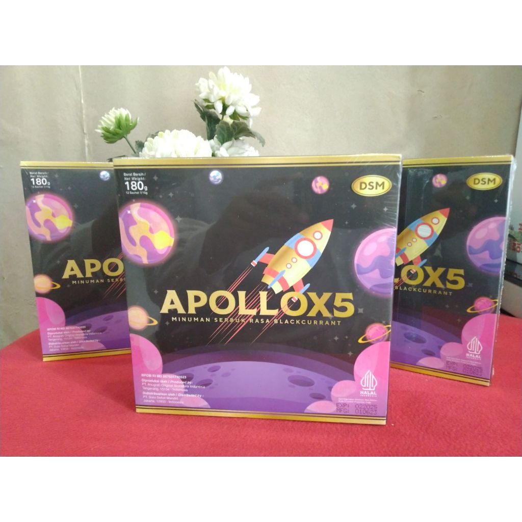 1 Saset Apollo X5 Terbaru Original Herbal Stamina Pengganti Apollo 12 BPOM