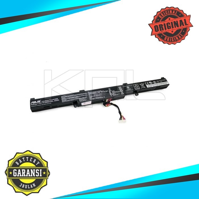Battery Baterai Batre Laptop Asus Original X450 X450E X450J X450JF A41-X550E X550E