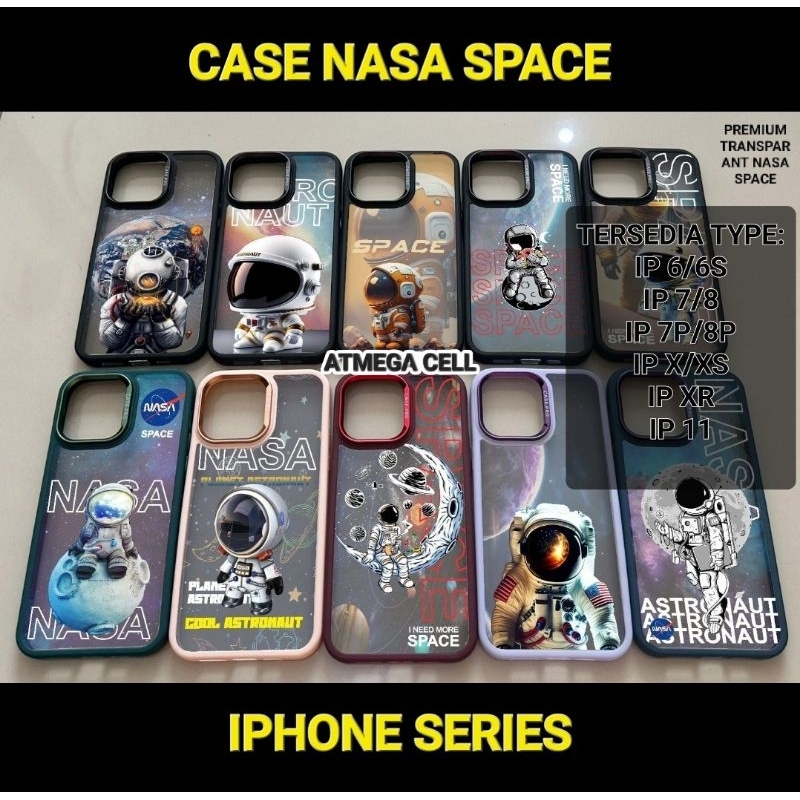 CASE IPHONE NASA SPACE 7 8 7Plus 8 PLUS X XS XR 11