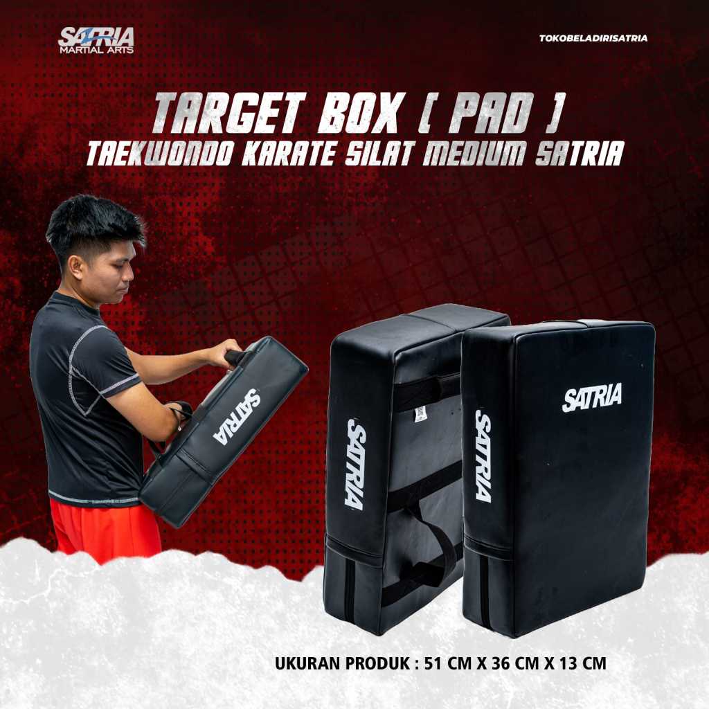 TARGET BOX MEDIUM PECING ALAT LATIHAN TENDANGAN SILAT TAEKWONDO KARATE SATRIA