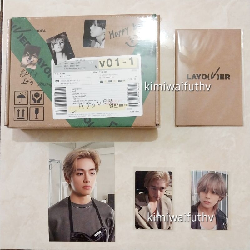 READY STOCK DAN PELUNASAN ALBUM V LAYOVER JAPAN VERSION LAYOVER LUCKY DRAW LD POB BENEFIT JPFC UMS S