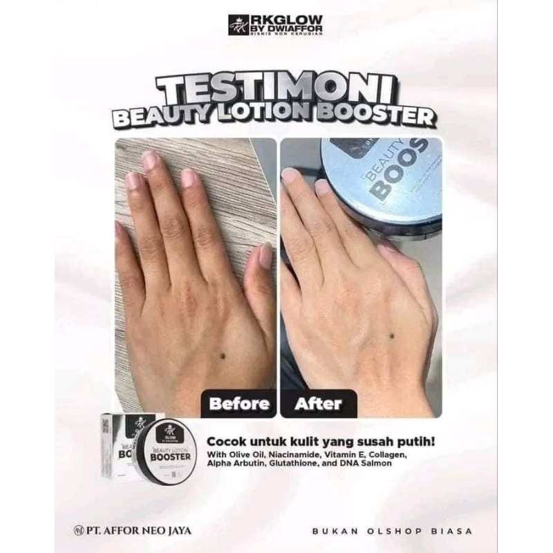 Beauty lotion booster