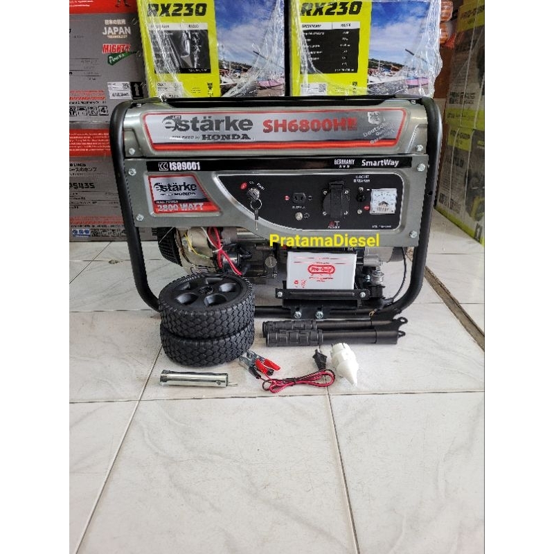 Genset HONDA STARKE SH6800HE 2800watt