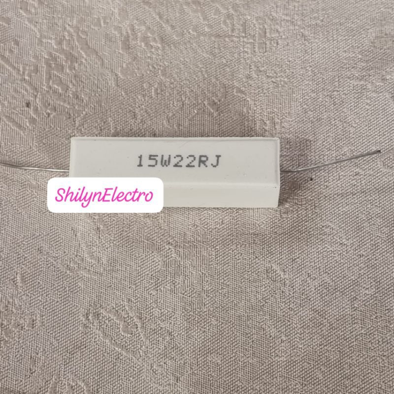 RESISTOR KAPUR 15W 15 WATT 15WATT 10 12 22 OHM