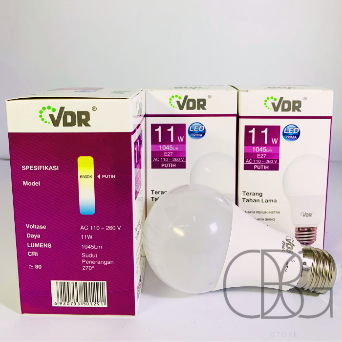 Lampu Bohlam LED Prima VDR 11Watt