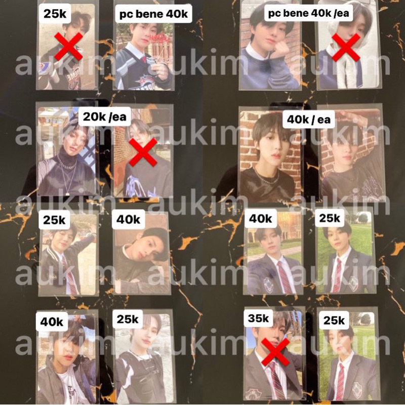 Photocard Official TNX The New Six Hwi Kyungjun Sungjun Hyunsoo Taehun Junhyeok