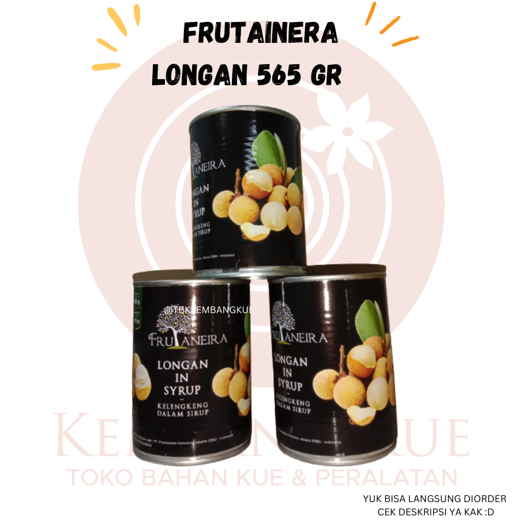 

FRUTAINERA LONGAN 565 GR/ buah kaleng longan/ longan kaleng