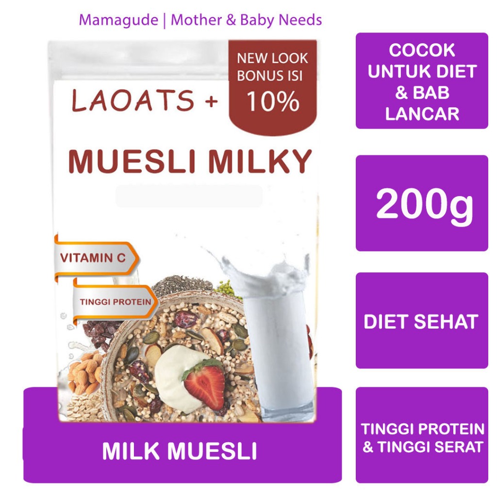 

Muesli Fruit And Seed Laoats (200g)