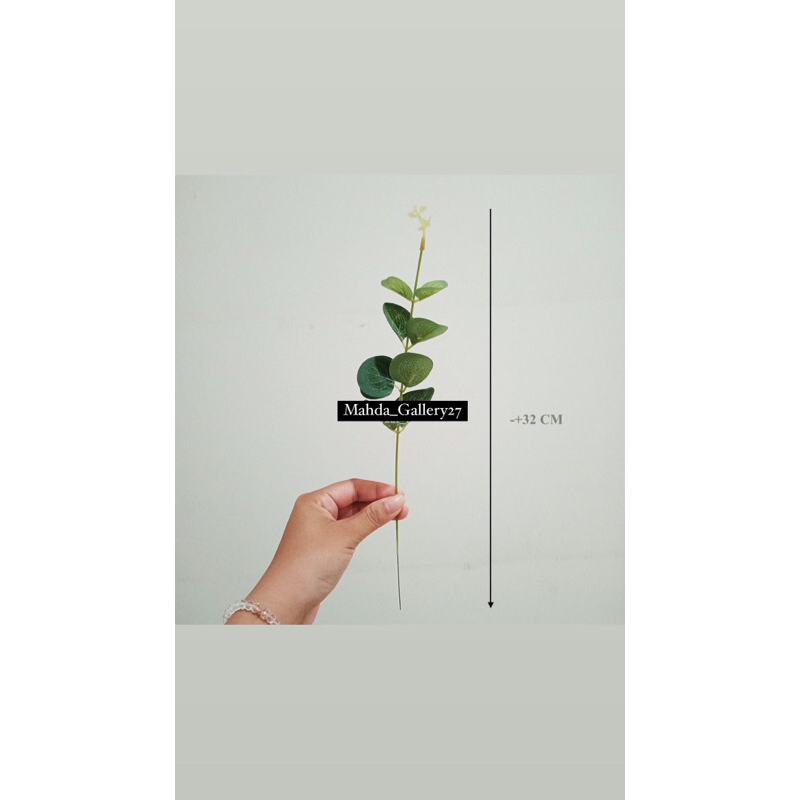 Daun Palsu / Daun Daunan / Daun Hiasan / Daun Eucalyptus Leaf Daun Tanaman Palsu