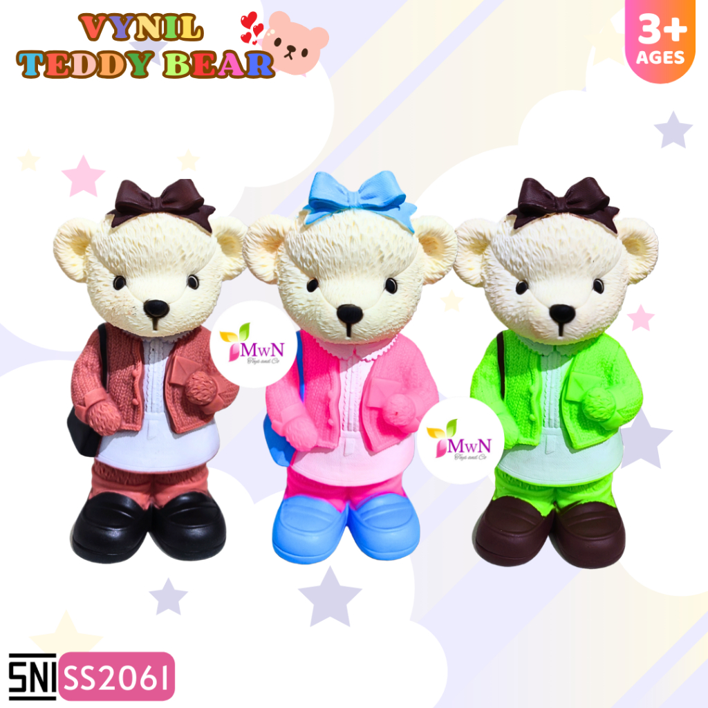 Mwn Mainan Anak Vynil Beruang Jumbo Ss2061