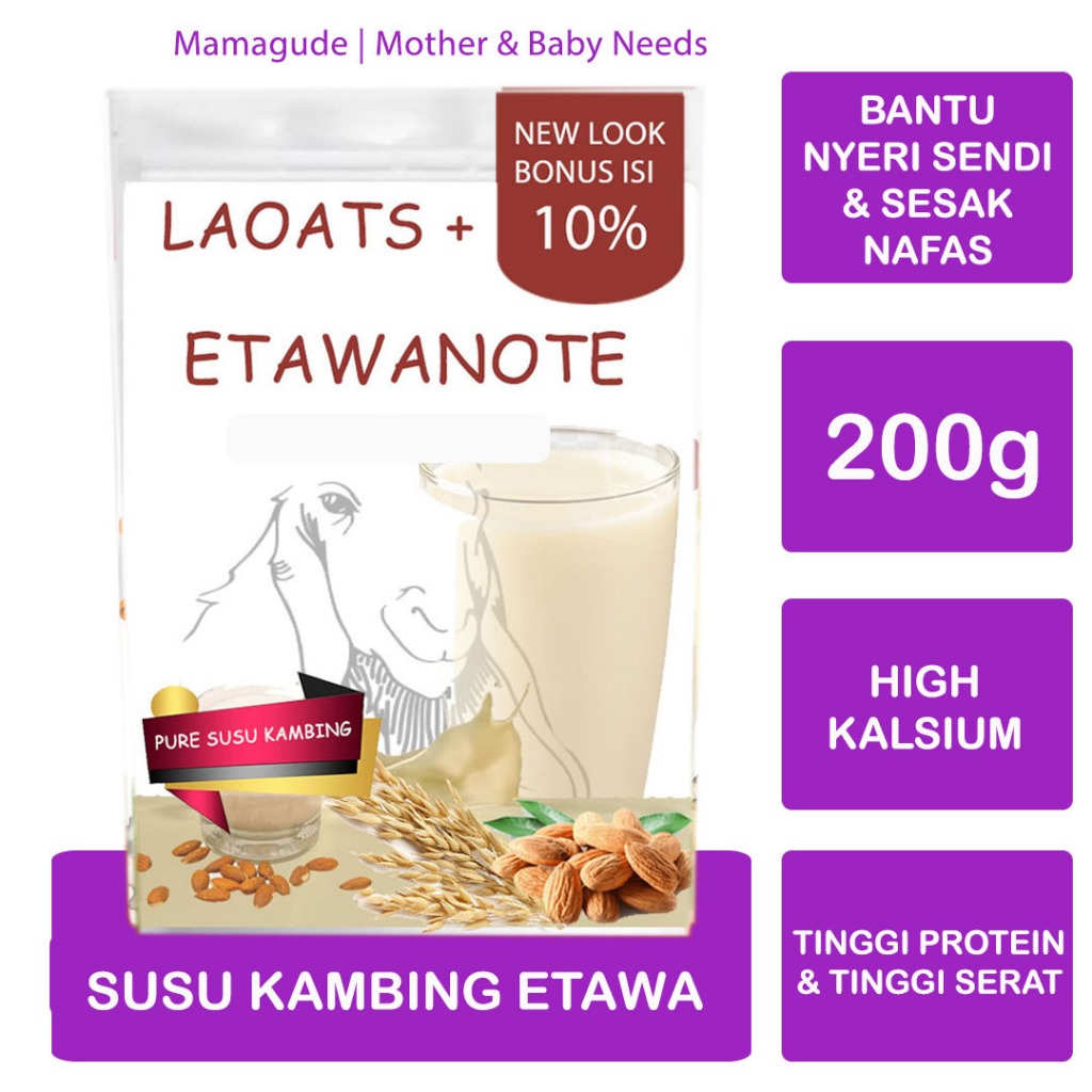 

Susu Kambing Murni Laoats (200g)