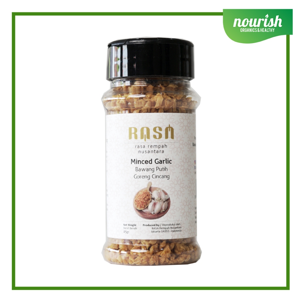 

RASA - Minced Garlic / Bawang Putih Goreng Cincang 45gr