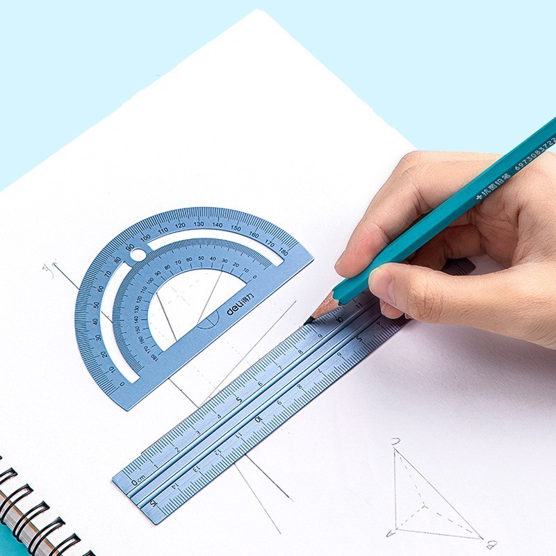 

PENGARIS RULER ALUMUNIUM GEOMETRY DRAWING -Miss Art SF6