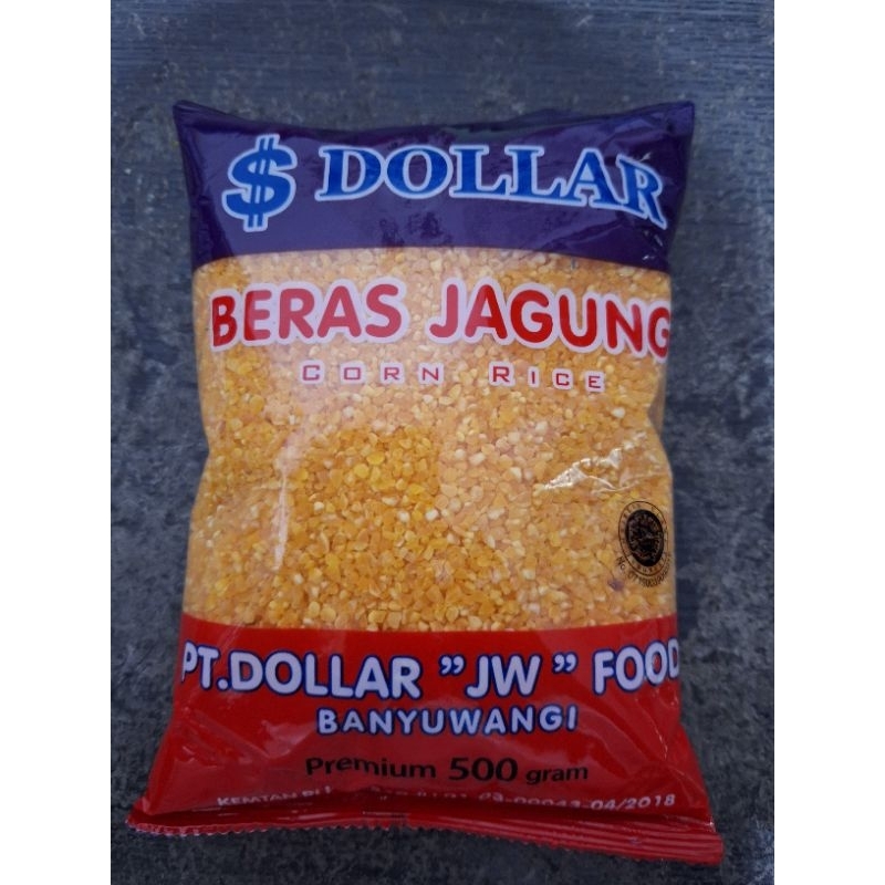 

Beras Jagung premium DOLLAR 500 grm