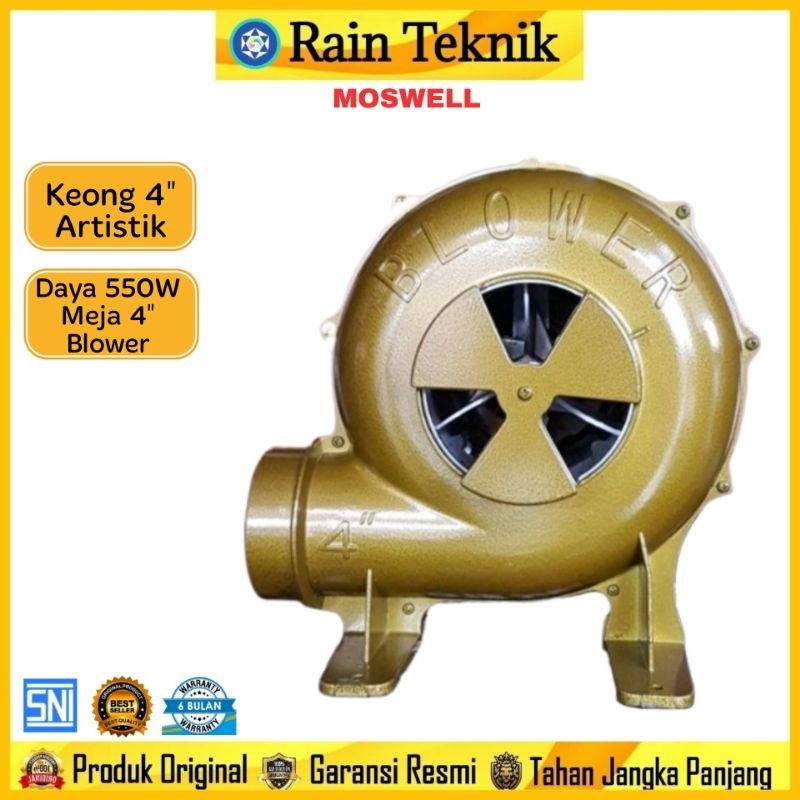 Kipas Blower Keong Moswell 4"/Kipas Antik Keong/Kipas Seni