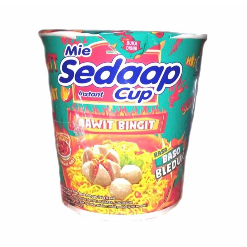 

MIE SEDAAP CUP RAWIT BINGIT BASO BLEDUK 77GR