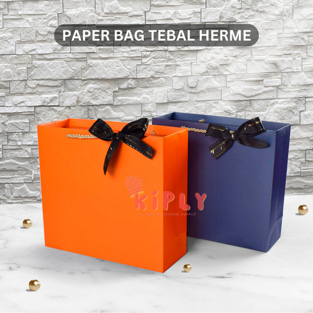 

Paper Bag Tebal Herme/Shoping Bag Mall/Kado Ulang Tahun