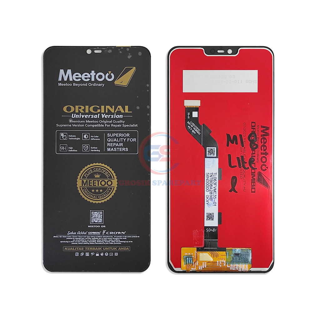 LCD XIAOMI MI 8 LITE / MI8 LITE ORI MEETOO FULLSET TOUHSCREEN