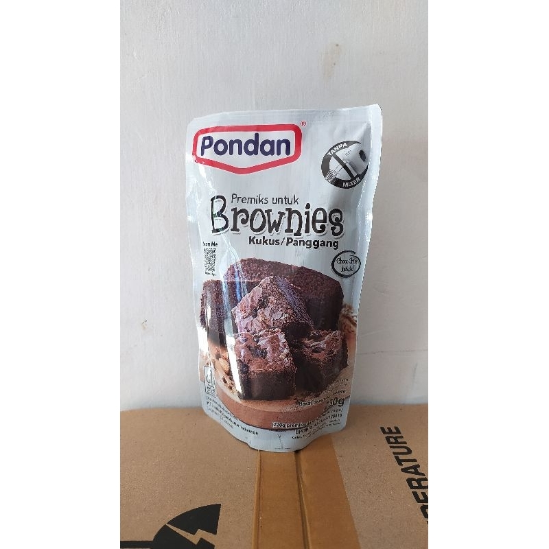 

PONDAN BROWNIES KUKUS / PANGGANG 230gr .. adonan brownies .. bahan brownies