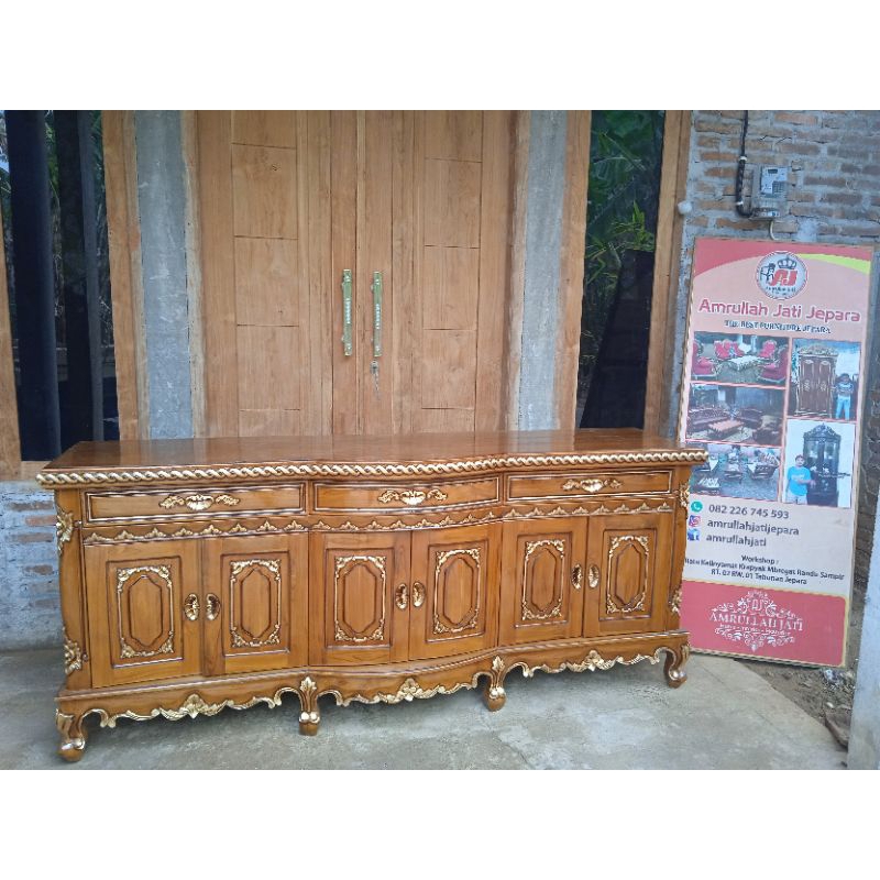 buffet salina jati /mebel jepara/furniture suplier