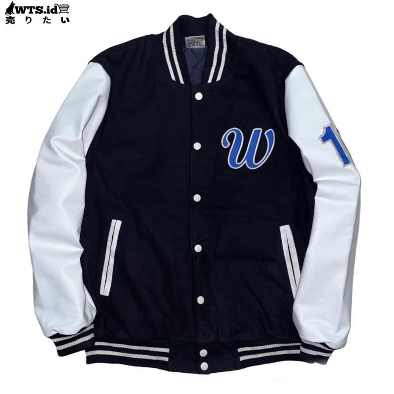 varsity univ leather