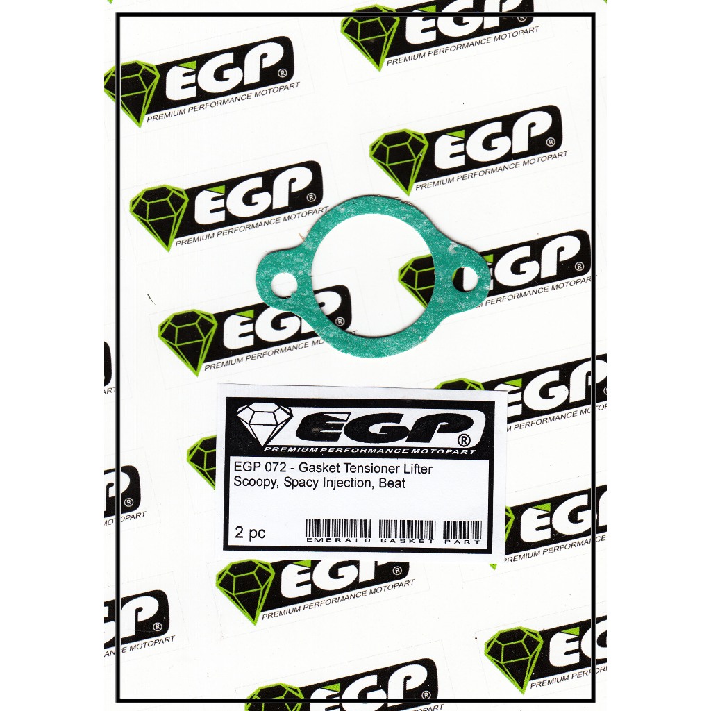 ( 2pc ) EGP 072 Gasket Tensioner Lifter Scoopy, Spacy Injection, Beat | paking | packing | perpak | Motor Honda