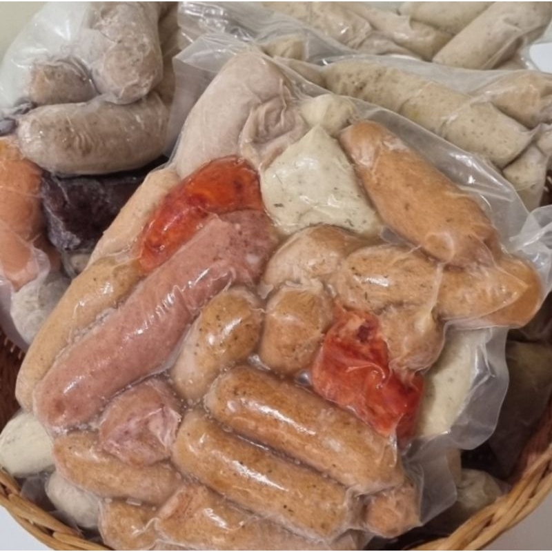 

Sosis babi off cut mix 1kg / pork sausage / tetelan