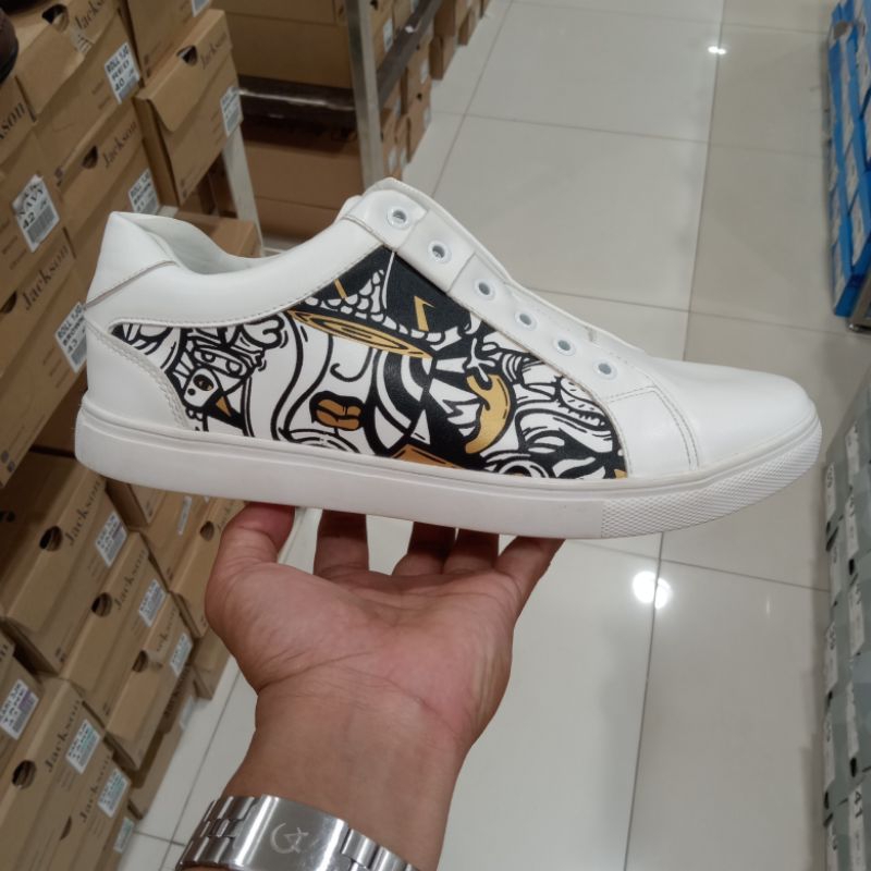JACKSON SEPATU KETS SLIP ON | SEPATU SNEAKER PRIA | ORIGINAL
