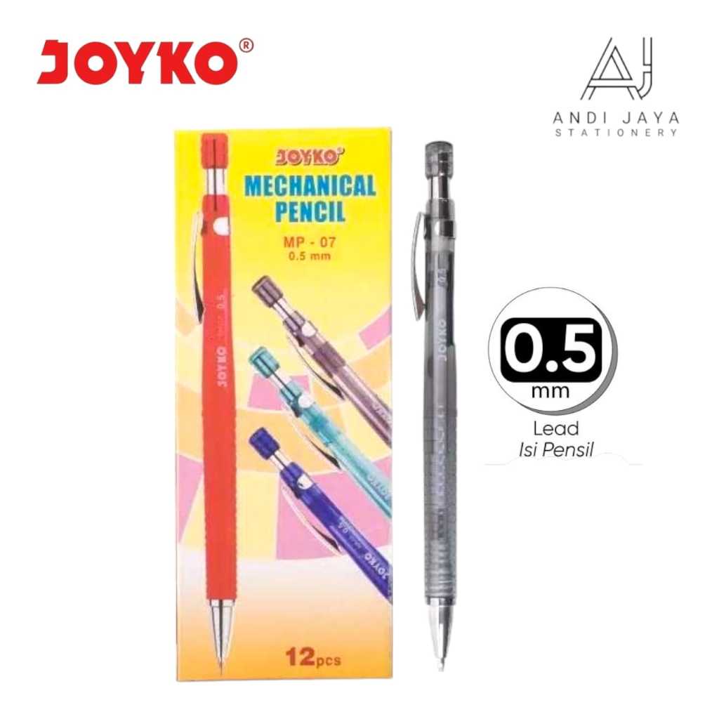 

Mechanical Pencil / Pensil Mekanik Joyko MP-07 0.5mm Per Pcs