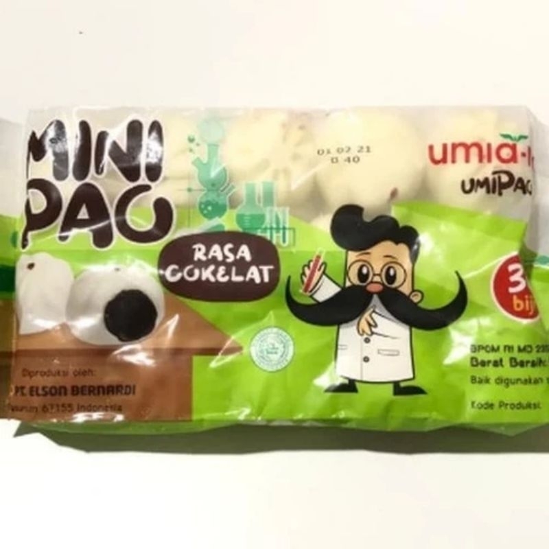 

Minipao isi coklat