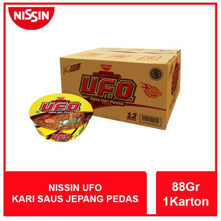 

Mie Ramen Nissin UFO 2 Varian Saus Jepang & Kari Jepang 85 gr /12 pcs / 1 Karton Best Seller