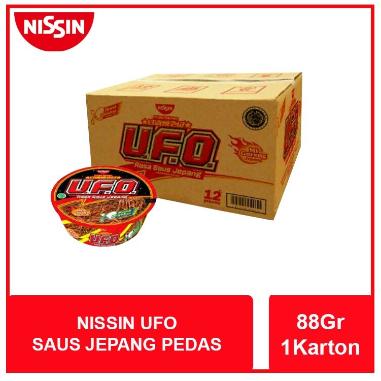 

Nissin UFO - Fried Ramen Saus Jepang Pedas Instan Special 88gr /1 karton / 12 pcs / Best Seller Produk