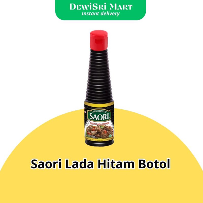 

Saori Lada Hitam Botol 133ml - Dewi Sri Mart