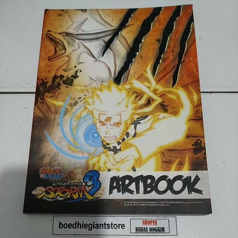 Naruto shippuden ultimate ninja storm 3 artbook, TS