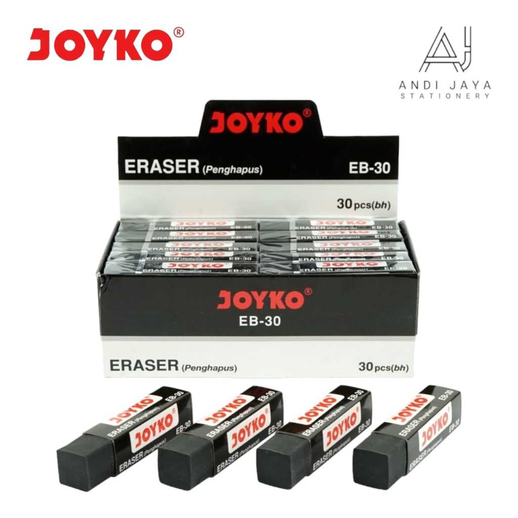 

Penghapus Joyko / Stip Joyko Panjang Hitam / Putih / Warna-warni per Pcs