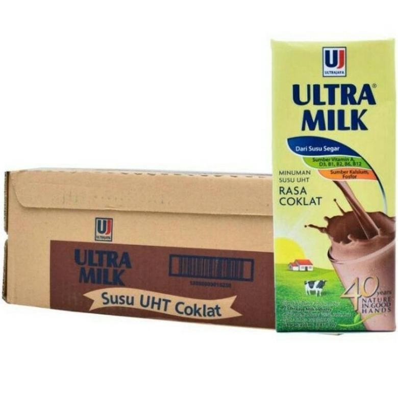 

Susu Ultra Milk Coklat - 250 ml - 1 DUS ISI 24 pcs