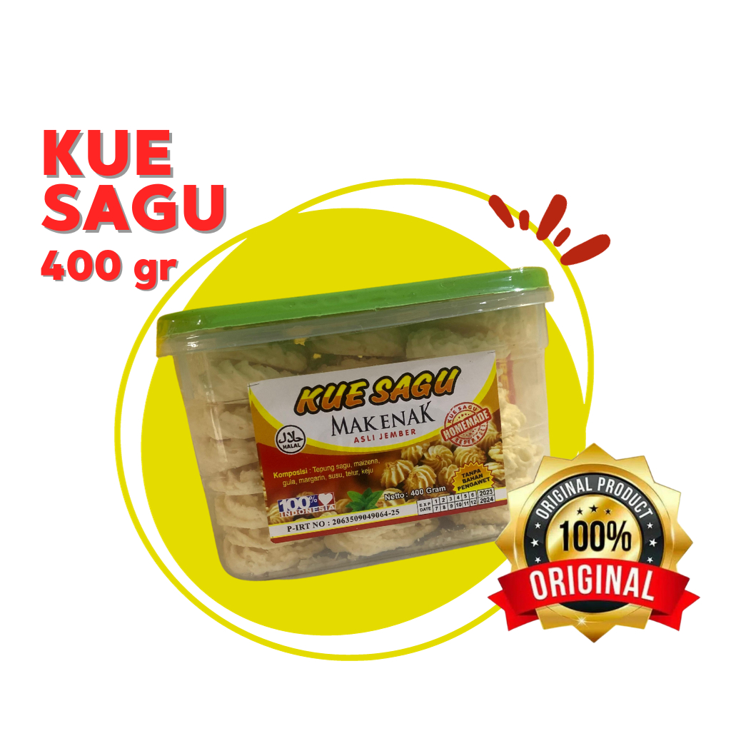 

KUE SAGU 400 GRAM - MAK ENAK ASLI JEMBER OFFICIAL STORE