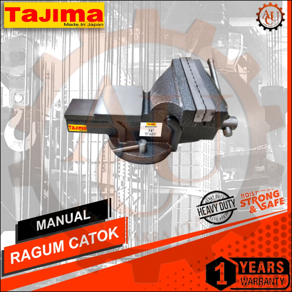 RAGUM CATOK 10 inch / BENCH VISE 10" Tajima ( FULL Besi Baja ) Japan
