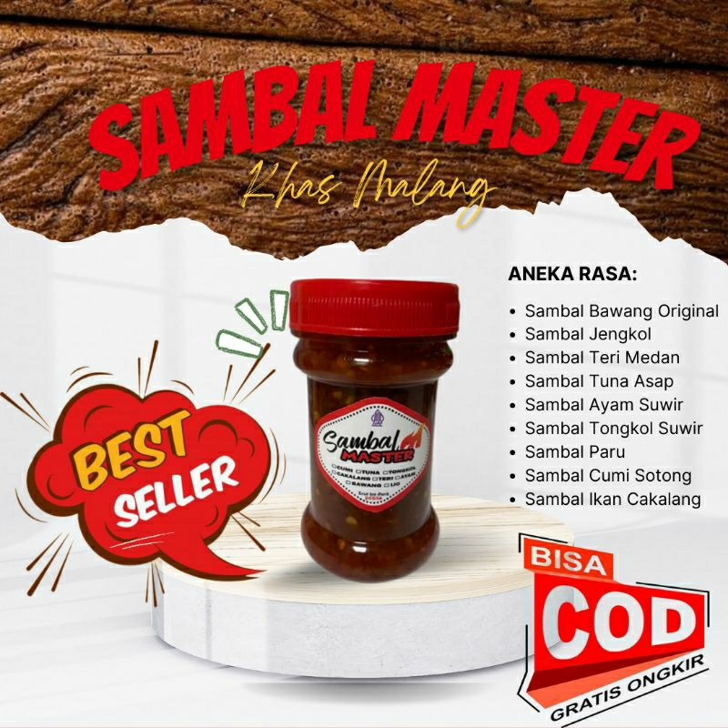 

SAMBAL MASTER VARIAN CUMI, TERI MEDAN, TUNA ASAP, TONGKOL SUWIR, AYAM SUWIR, IKAN CAKALANG, JENGKOL PETE