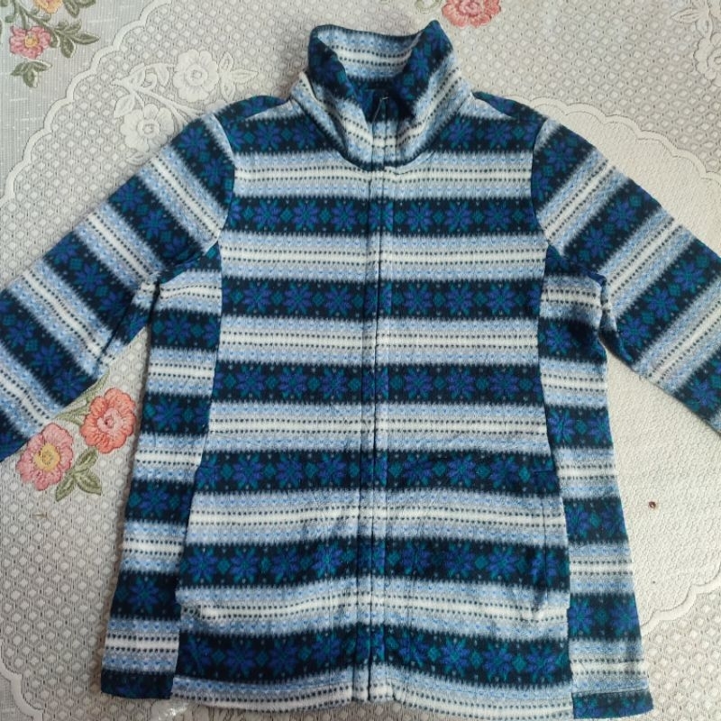 Jacket Wanita Uniqlo Fleece Navajo