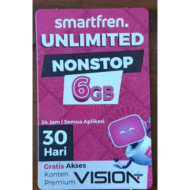 Voucher Kuota Smartfren 6gb 30hari